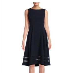 Calvin Klein Black A Line Dress